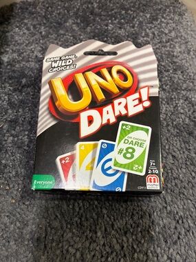 New Never Opened Still Taped Mattel UNO Dare! Card Game